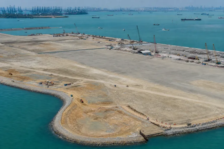 Land From the Sea: Singapore’s Tuas Port Phase 2 Reclamation in 2026 Reaches a Turning Point