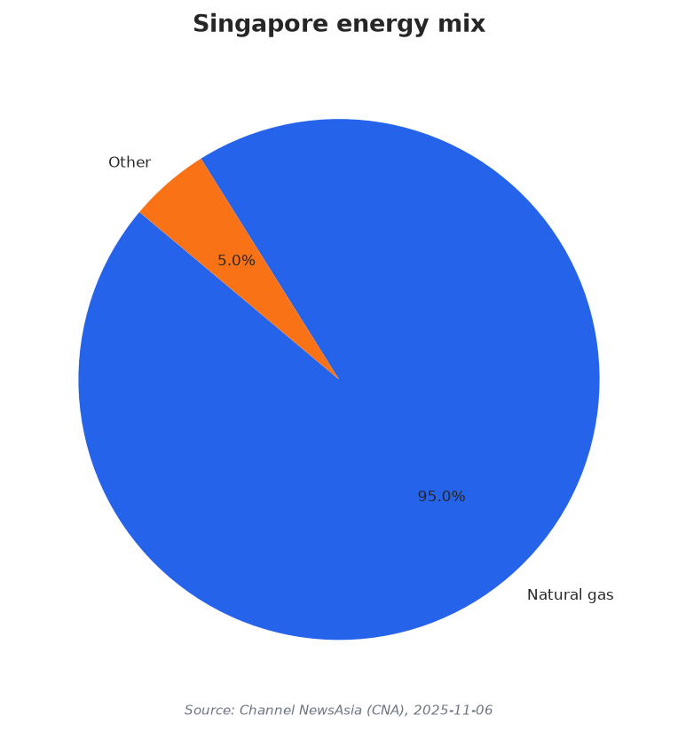 Singapore energy mix